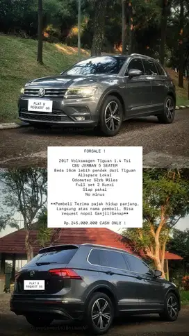 Volkswagen Tiguan 2017 Bensin