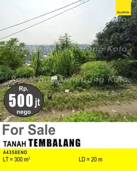 DIJUAL TANAH DI TEMBALANG A4358