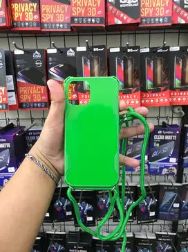 Rope Necklace TPU Side Candy Case iPhone 12/12 Pro