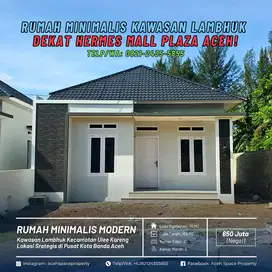 Dijual Rumah di Lambhuk - Dekat Hermes Mall Plaza Aceh dan Pango!