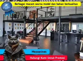 Rak Industri Mezzanines Space Kantor Produksi Model Terbaru