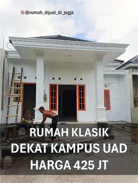 Rumah dekat UAD di Jl Imogiri Barat KM 10 Jetis Proses Bangun