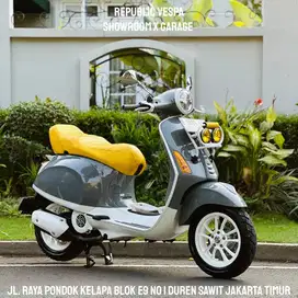 JUAL CEPAT  VESPA PRIMAVERA 150 IGET LED Th 2022 WARNA GREY MATERIA