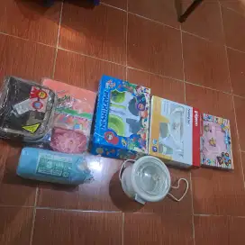 Slow cooker bekas, yg lain baru feeding set pigeon baru, tas kecil