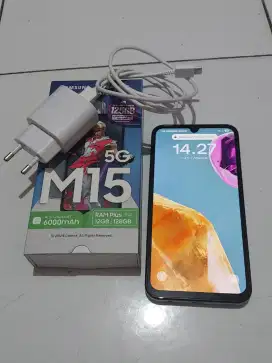 Samsung M15 5G Fullset Pemakaian 3 Bulan 99,99% Like New