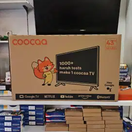 COOCAA GOOGLE TV 43INCH 4K UHD BISA KREDIT TANPA DP PROMO TERBATAS