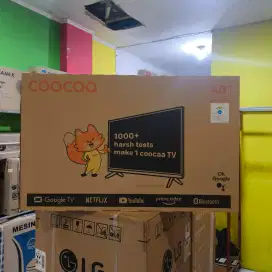 COOCAA GOOGLE TV 40INCH PROMO TERBATAS GARANSI RESMI BISA KREDIT