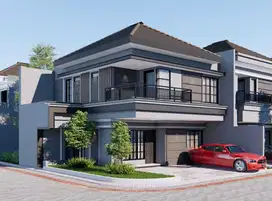 Rumah 2 Lantai Baru Minimalis Hook SHM di Sutorejo Selatan