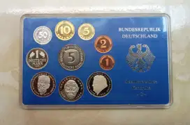 Koleksi uang koin Jerman kondisi gres