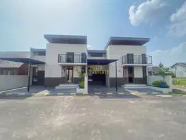 RUMAH MODERN, TIPE MEZZANINE DALAM PERUMAHAN DI GODEAN