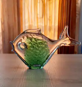 Ikan Glass Vintage Mantorp Circa 1970 - Swedia.