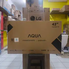 AQUA ANDROID TV 43INCH BISA KREDIT TANPA DP PROMO TERBATAS