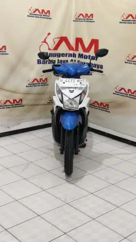Ready Honda Beat fi esp Tahun 2015 warna biru putih plat baru