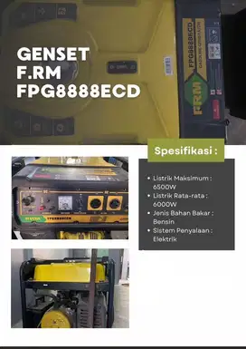 Genset F. RM FPG8888ECD