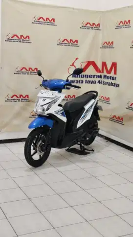 Plat Baru Honda Beat fi esp Tahun 2015 warna biru putih plat baru