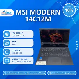 LAPTOP MSI MODERN 14C12M TERBAIK!