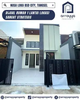 RUMAH BARU KOMPLEK ONE GATE DI NUSA LOKA BSD 'HRB167