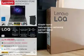 NEW LOQ i7 gen13 Rtx4050 gransi 2th Sgel