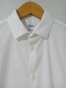 Kemeja Putih Zara Size M Slim
