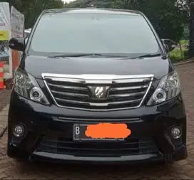 JUAL CEPAT TOYOTA ALPHARD S 2.4 AT / 2014 / HITAM