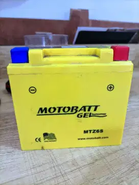 Aki Motor Motobatt MTZ6S apa adanya