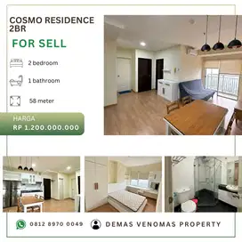 Dijual Apartement Cosmo Residence Thamrin City 2 Bedrooms Furnished