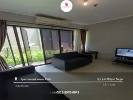 Dijual Apartement Cosmo Park Town House 3 Bedrooms Furnished