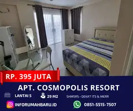 COSMOPOLIS RESORT MURAH ‼️ Apartemen Studio dekat ITS Akses Merr
