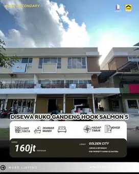 Disewakan Ruko Gandeng Salmon Bengkong Golden city