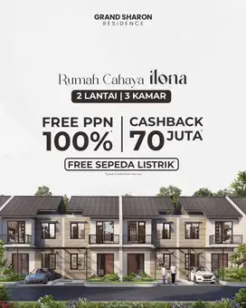 Rumah 2 Lantai 3 Kamar Tidur di Perumahan Ekslusif Kota Bandung