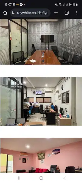 Dijual tanah + gudang+Toko kantor harga menarik Gudang jalan raya Raya
