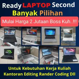 Laptop Asus Acer Dell HP Lenovo Utk Kuliah Sekolah Kantoran