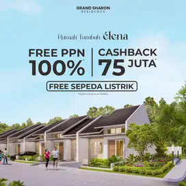 Rumah 1 Lantai, Tanah Luas di Perumahan Ekslusif Kota Bandung