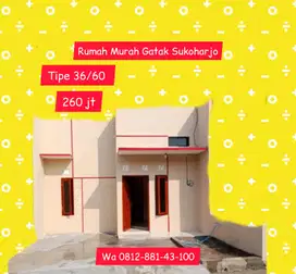 RUMAH MURAH DI TROSEMI GATAK DEKAT SOLO BARU DAN SOLO SHM