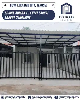RUMAH MINIMALIS 1 LANTAI DI NUSA LOKA BSD 'MRB55