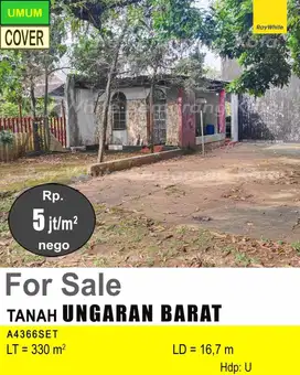 DIJUAL TANAH DI UNGARAN BARAT A4366