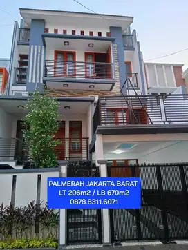 RUMAH LUX 4 LANTAI PALMERAH DEKAT SUDIRMAN SEMANGGI - JAKARTA