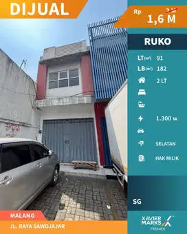 Dijual Ruko Nol Jalan Sawojajar Malang Kawasan Bisnis