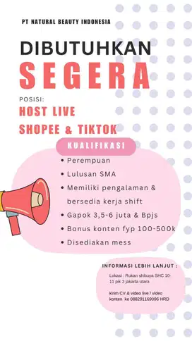 HOST LIVE SKINCARE