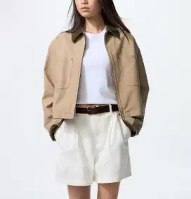 Jaket zip up uniqlo