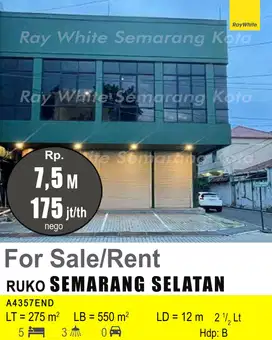 DIJUAL DAN DISEWAKAN RUKO DI SEMARANG SELATAN A4357