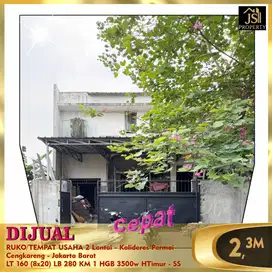 DIJUAL RUKO/TEMPAT USAHA 2 Lantai - Kalideres Permai Cengkareng - SS