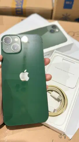 IPHONE 13 green 128G  resmi ibox