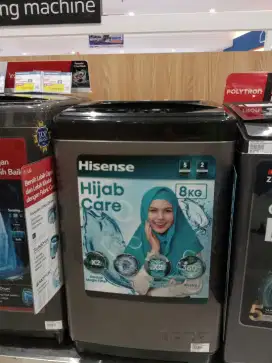 CICILAN TANPA DP MESIN CUCI HISENSE 8KG