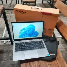 LAPTOP MEREK ADVAN SOULMATE RAM 4GB SSD 128GB FULLSET