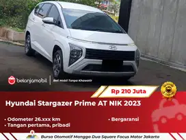 [ BERGARANSI ] Hyundai Stargazer Prime AT Putih NIK 2023/2024