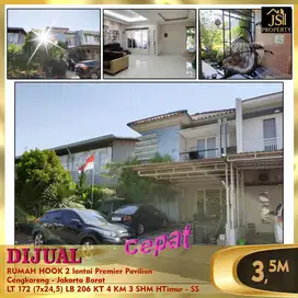 DIJUAL RUMAH HOOK 2 lantai Premier Pavilion  Cengkareng Jak Barat - SS