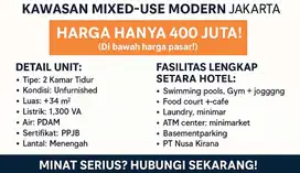 Cepat! Apt 2 Kamar Bassura City – Mixed-Use Modern