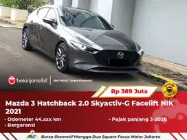 [ BERGARANSI ] Mazda3 Mazda 3 HB Hatchback 2.0 Skyactiv-G 2021/2022