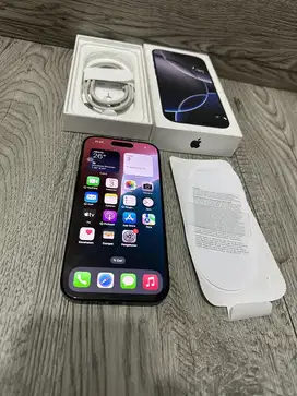 Iphone 16 Pro 128gb Black IBOX Garansi On Mei 2026